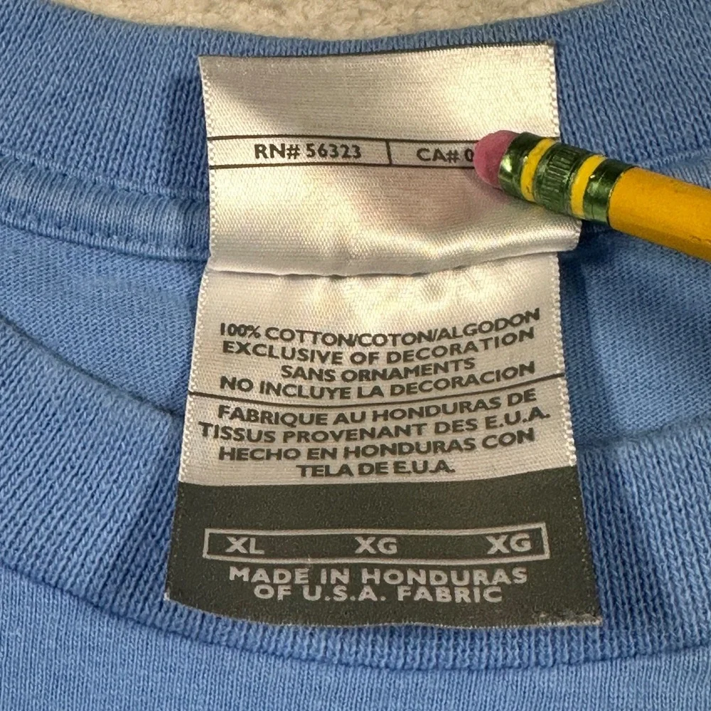 Nike Long Sleeve T-Shirt Mens XL Blue Mini Swoosh‎ Vintage Y2K Streetwear Cotton